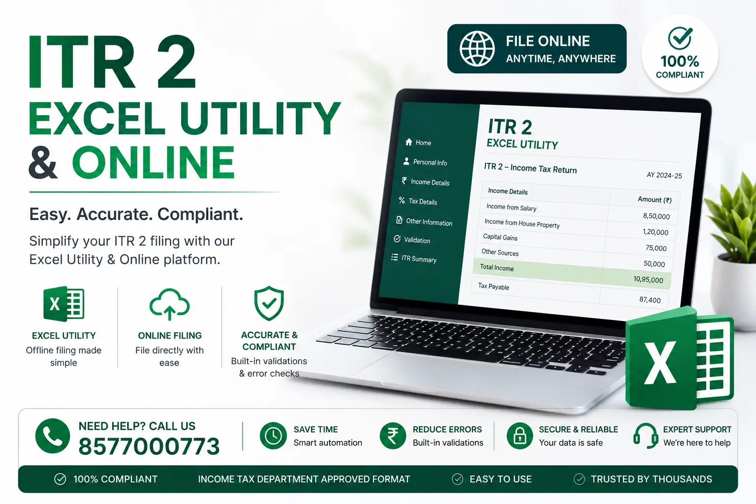 e-Filing Portal Opens ITR-2 Filing Facility for Assessment Year 2026-27